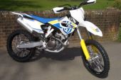 2014 Husqvarna FC250 (14MY) - White/Blue; 4-stroke Motocross bike for sale
