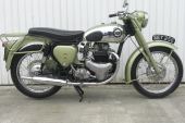 BSA A7 SHOOTING STAR 1958 500cc ORIGINAL REGISTRATION, OLD AND NEW DOCUMENTS for sale
