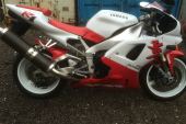 Yamaha R1 4xv 1998 Red/White Standard Excellent Bike for sale
