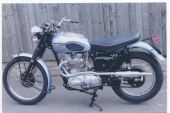 triumph tr6 trophy 1956 mint restored condition 650cc colour blue for sale