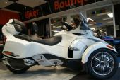 CAN-AM SPYDER RT LIMITED SE5 PEARL White SAT NAV, BIG SPEC 4,900 Miles for sale
