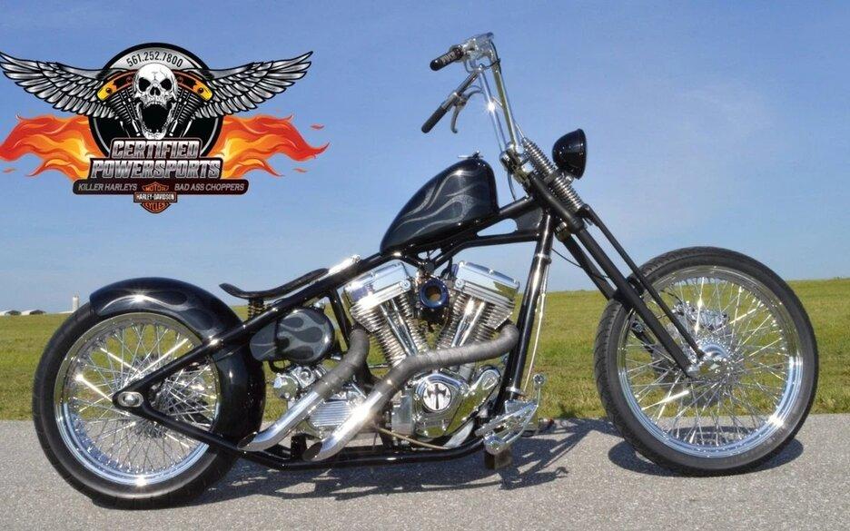2012 EDDIE TROTTA THUNDER CYCLE DESIGNS SPRINGER BOBBER CHOPPER motorbike