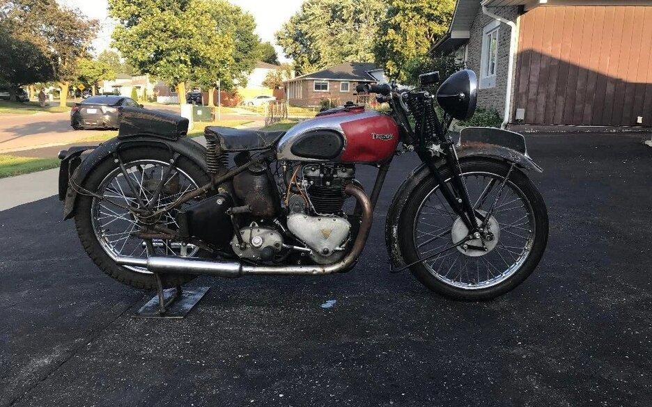 Triumph 1940 T100 PRE UNIT PRE WAR TWIN motorbike
