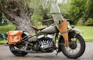 Harley Davidson WLA45 motorbike