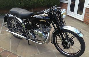 Vincent Comet 1950 500cc restored motorbike