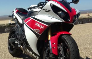 Yamaha R1 50th Anniversary Limited Edition with Termignoni motorbike