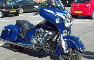 INDIAN CHIEFTAIN 2014 STAGE 1 TUNED WITH SIX SHOOTER TIPS motorbike