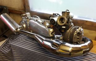 Lambretta Monza 225 Engine MB Tuned, Ultimate, Varitronic TS1, RB motorbike