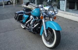 2002 Harley-Davidson ROAD KING Classic. STAGE 1 Turquoise 27440 miles. STUNNING! motorbike