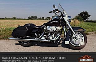 Harley-Davidson Touring FLHRSI Road King Custom Private rare plate N9RLY motorbike