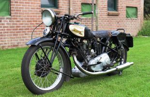 Panther Model 90 500cc OHV 1934 Redwing with dutch registration papers motorbike