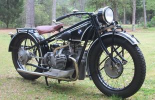 vintage 1928 BMW R52 motorbike