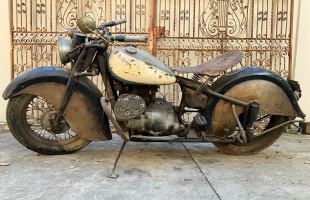 for sale 1942 Indian 841 mostly complete project motorbike