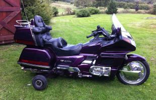 Honda Goldwing GL1500se with hydraulic stabilisers and pushbutton gearchange motorbike