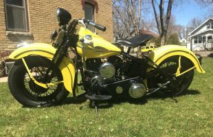 1946 Harley-Davidson Other, colour Yellow motorbike