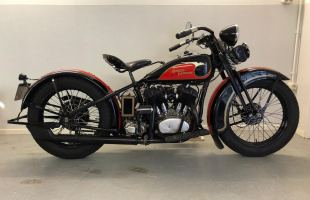 1933 Harley Davidson motorbike