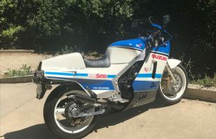1986 Suzuki RG500 motorbike