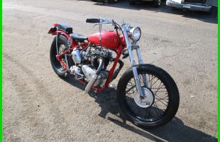 1948 Triumph T-110 motorbike