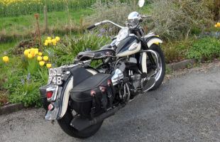 Harley Davidson WLA 45 motorbike