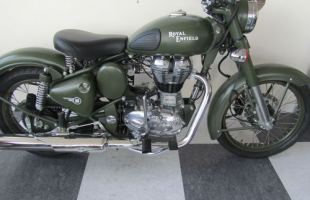 Royal Enfield NEW BATTLE GREEN BULLET motorbike