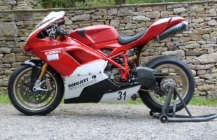 Ducati 1098R race track bike with V5, Superbike motorbike