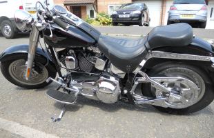 Harley Davidson fatboy flstfi 1450 motorbike