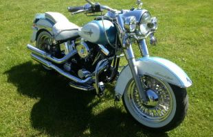 Harley-Davidson FLSTC SOFT TAIL HERITAGE, CUSTOMISED, FULL CHROME MINT CONDITION motorbike