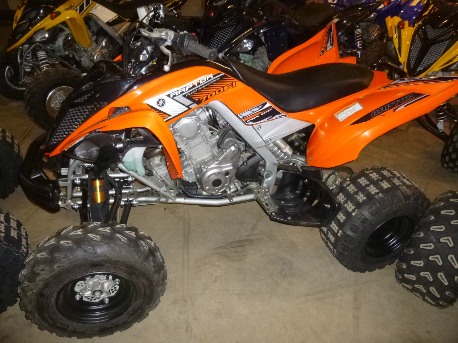Yamaha Raptor 700R Orange Black SE 2014 TILTON ATV Road Legal Yamaha Raptor 700R Orange Black SE 2014 TILTON ATV Road Legal