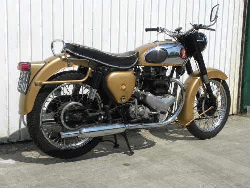 BSA 650 A10 Golden Flash 1950-1958 Fiche Moto #001078 
