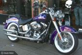Harley-Davidson 2014 FLSTN SOFTAIL DELUXE HARD CANDY CUSTOM VOODOO PURPLE for sale
