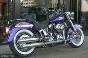 Picture 3 - Harley-Davidson 2014 FLSTN Softail Deluxe Hard Candy Custom Voodoo Purple motorbike