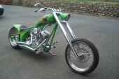 CUSTOM CHOPPER  SHOW QUALITY BUILT LAST YEAR RIDDEN 6 TIMES COST 45K WILL P/X for sale