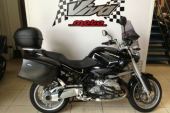 BMW R 1200 R R1200R WITH FULL LUGGAGE 2008 08 PLATE 47879MLS LIKE MONSTER BANDIT for sale
