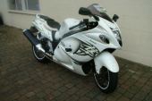 CHEAP White Suzuki HAYABUSA GSX 1300 RL0 UK DELIVERY AVAILABLE for sale