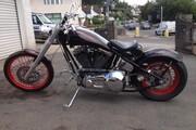 Picture 2 - Harley-Davidson 1340 EVO Black & Red Hardtail Chopper Bobber motorbike