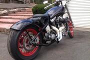 Picture 5 - Harley-Davidson 1340 EVO Black & Red Hardtail Chopper Bobber motorbike
