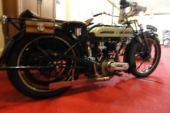 Vintage 1921- 550cc Triumph single cylinder, Combination. for sale