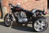Superb Harley Davidson Sportster Trike 2004 Pro conversion for sale