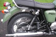 Picture 4 - Triumph Bonneville T100 custom military green 50s style paint new bike motorbike