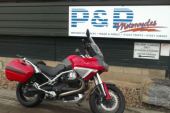 2009 Moto Guzzi Stelvio 1200cc Adventure Sport RED for sale
