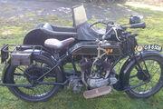 Picture 6 - 1924 AJS V-twin with original AJS sidecar motorbike
