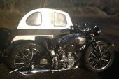 Norton 500 motor bike and side car ex military for sale