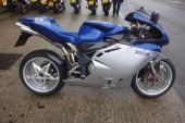 2002 MV Agusta F4 750S IN BLUE AND SILVER, SUADE SEAT, GREAT CONDITION for sale