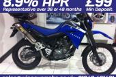 Yamaha XT660R INCLUDING AKRAPOVIC CAN HAND GUARDS TOP BOX AND MORE for sale