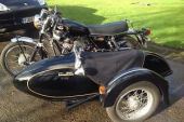 Norton  COMMANDO 850 OUTFIT COMBINATION SIDECAR METEOR LOVELY CONDITION LOOK for sale