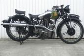 BSA EMPIRE STAR 496cc 1936 ORIGINAL TRANSFERRABLE REG OLD AND NEW LOG BOOK for sale