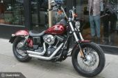 Harley-Davidson DYNA STREET BOB FXDB HARD CANDY RED FLAKE STAGE ONE VANCE AND HI for sale