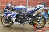 Yamaha R1 2010 Big Bang Blue  Excellent Condition 1 pre owner FSH MOT Tax for sale