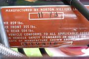 Picture 11 - Norton Commando 850 Mk2a Interstate 1974 motorbike