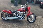 Harley-Davidson FLSTFI FATBOY FUEL INJECTION - CUSTOM BUILT - CANDY RED for sale
